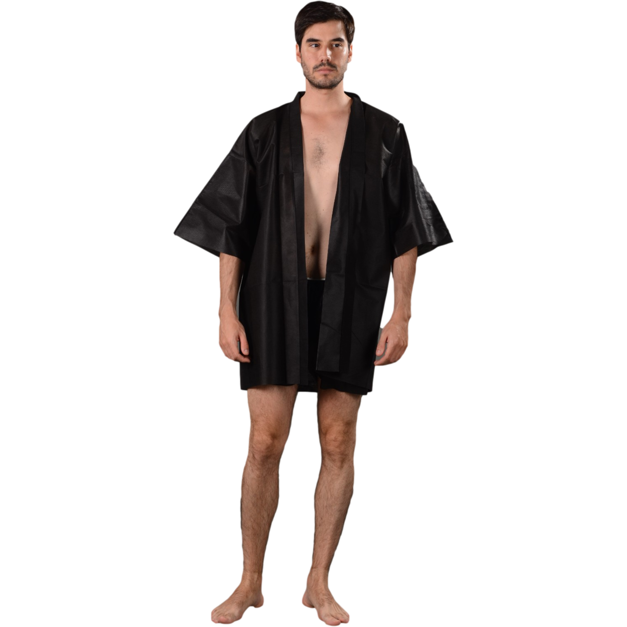 Disposable Nonwoven Kimono without sleeve