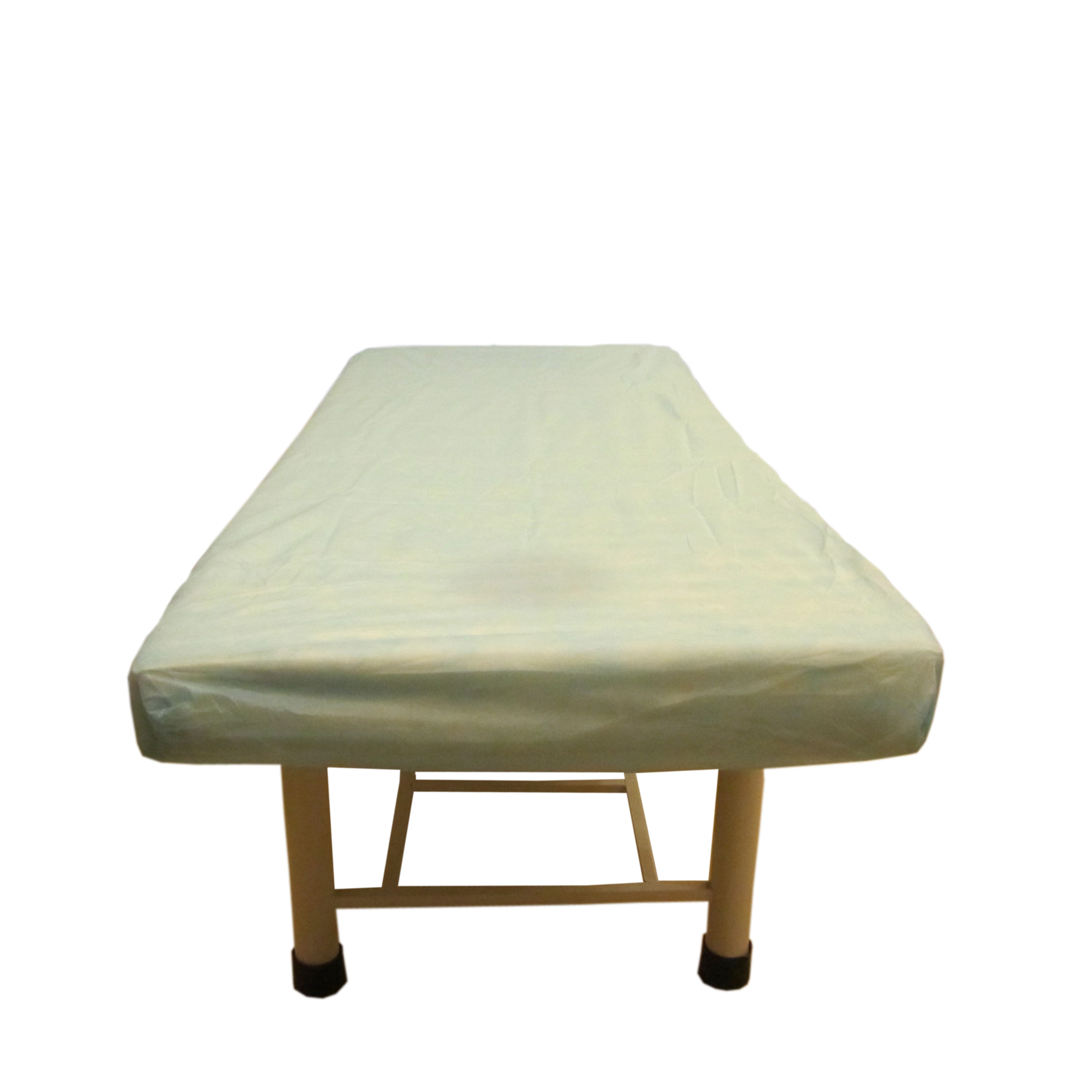 Nonwoven PP/PP+PE/SMS disposable fitted medical hospital bed cover with elastic around