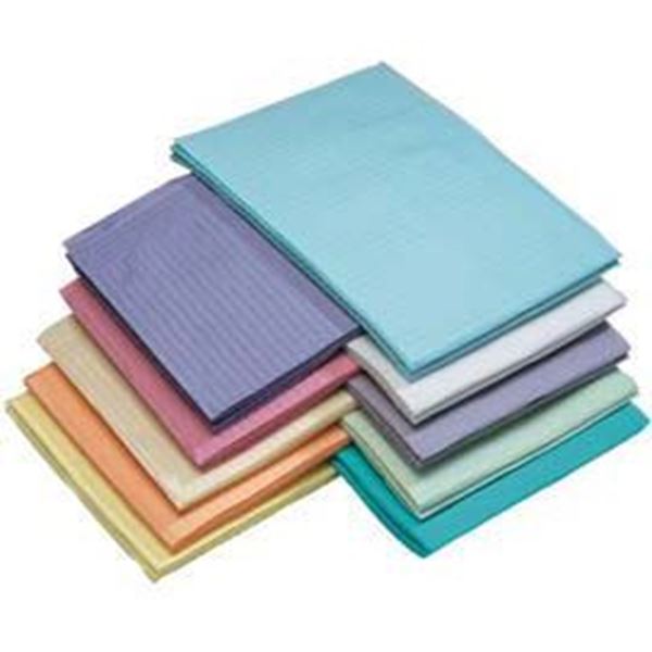 Colorful 3-Ply Patient Surgical Consumable Medical Disposable Dental Bibs