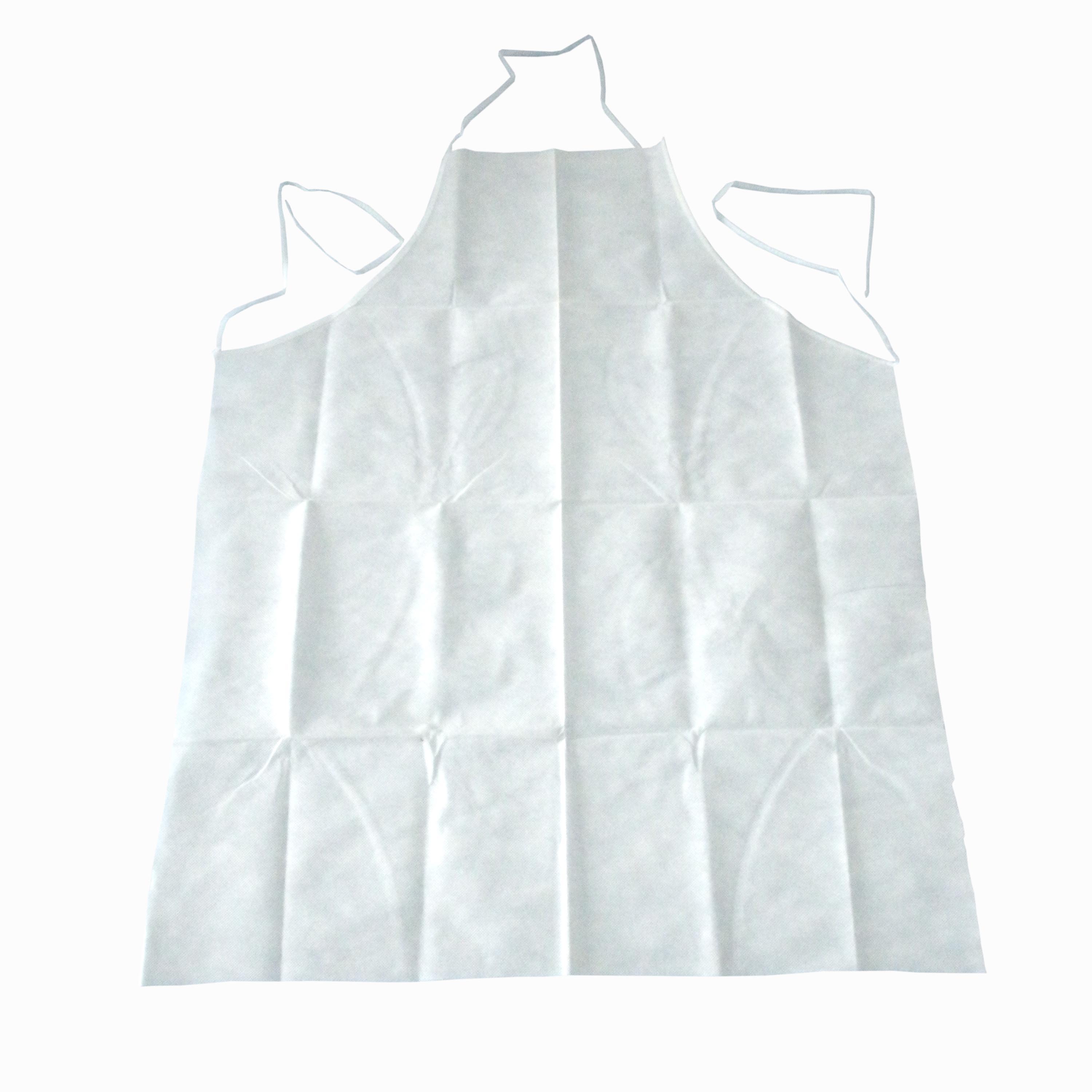 Disposable plastic transparent PE apron 