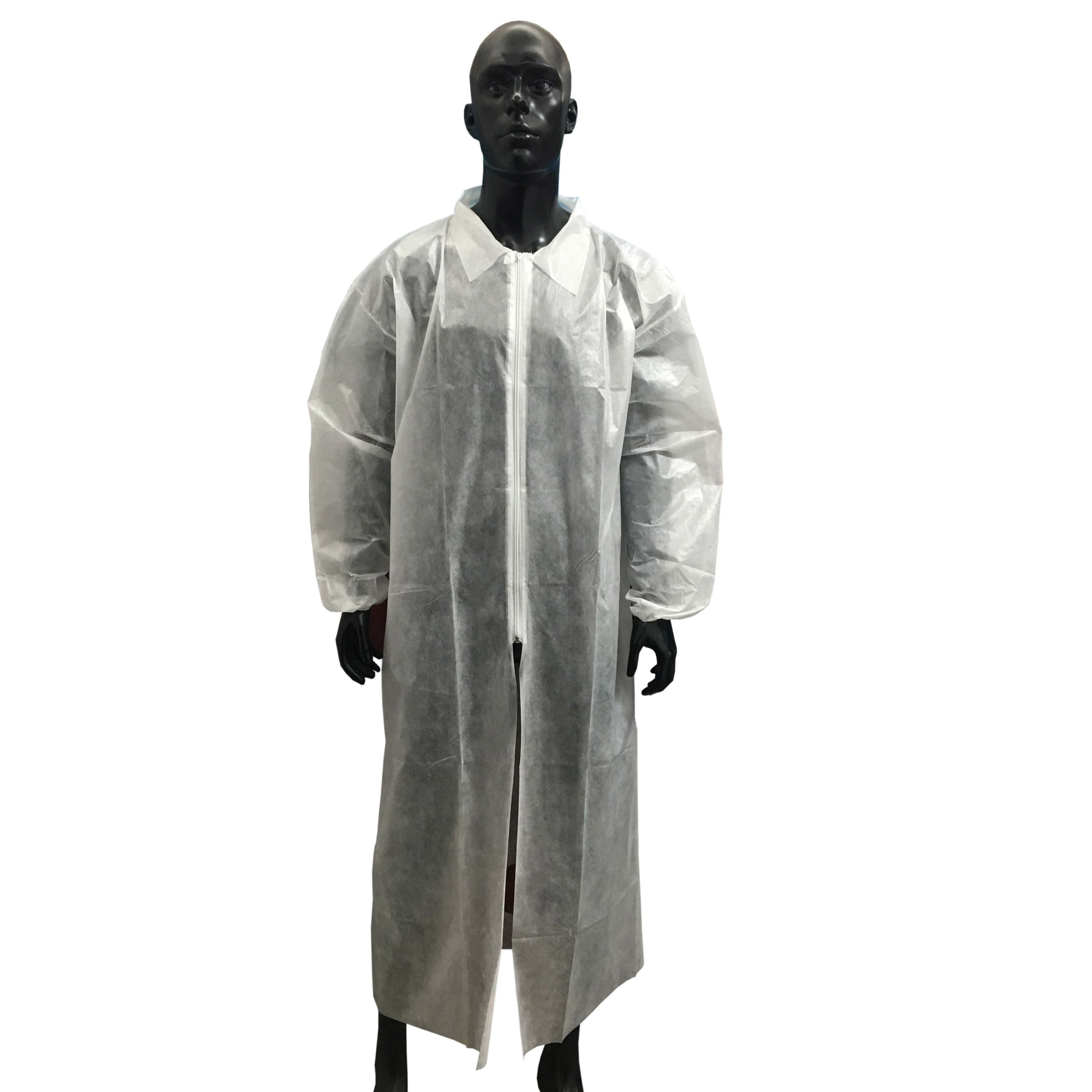 Disposable nonwoven PP lab coat 