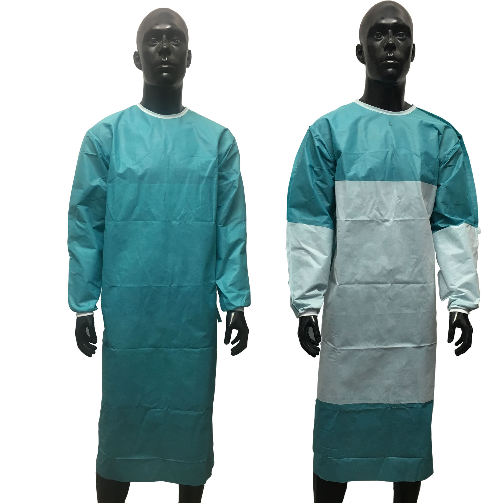 Disposable woodpulp spunlace surgical gowns sterile operation gowns 
