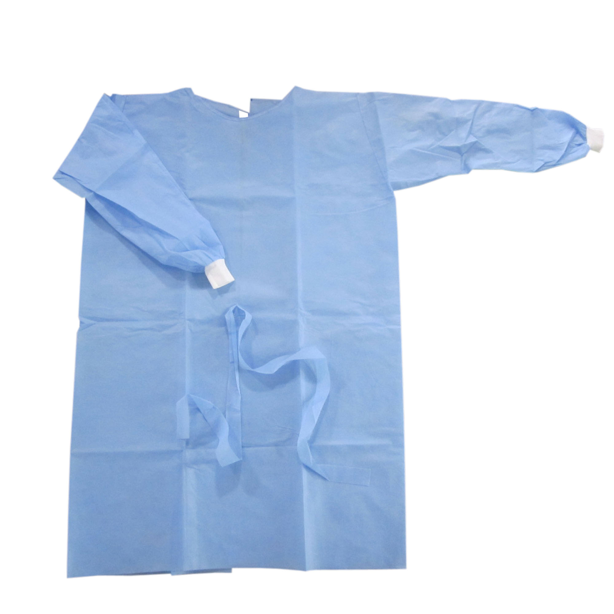 Level 1 hospital use disposable SMMS 45G isolation gowns 
