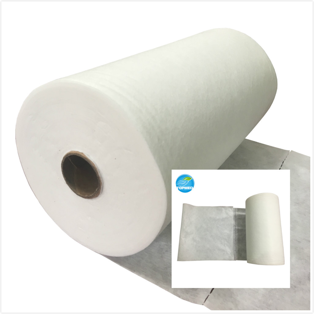 Medical Supplies PE Laminated Paper Table Couch Roll ,waterproof for Hospital