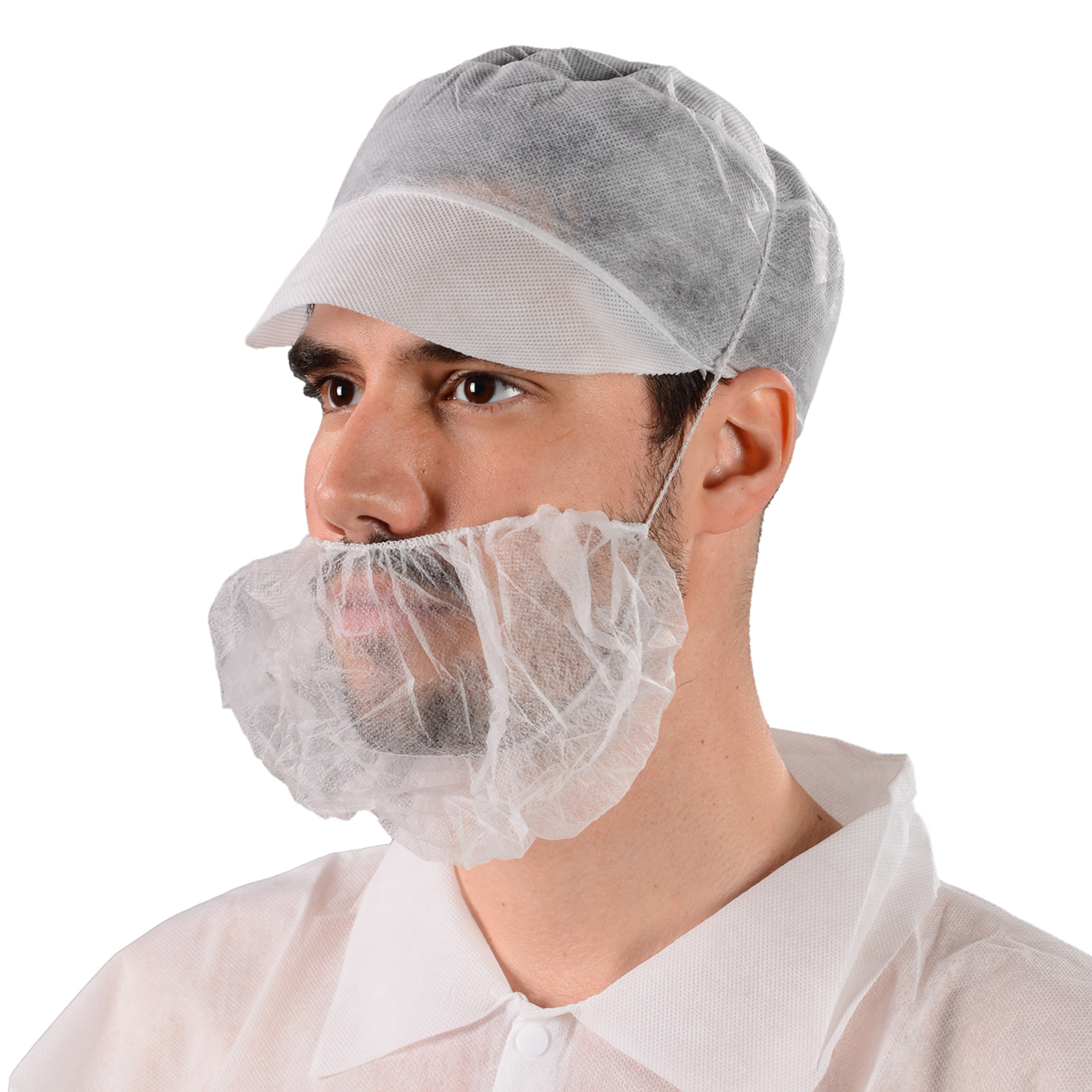 PP Nonwoven Disposable White Beard Cover