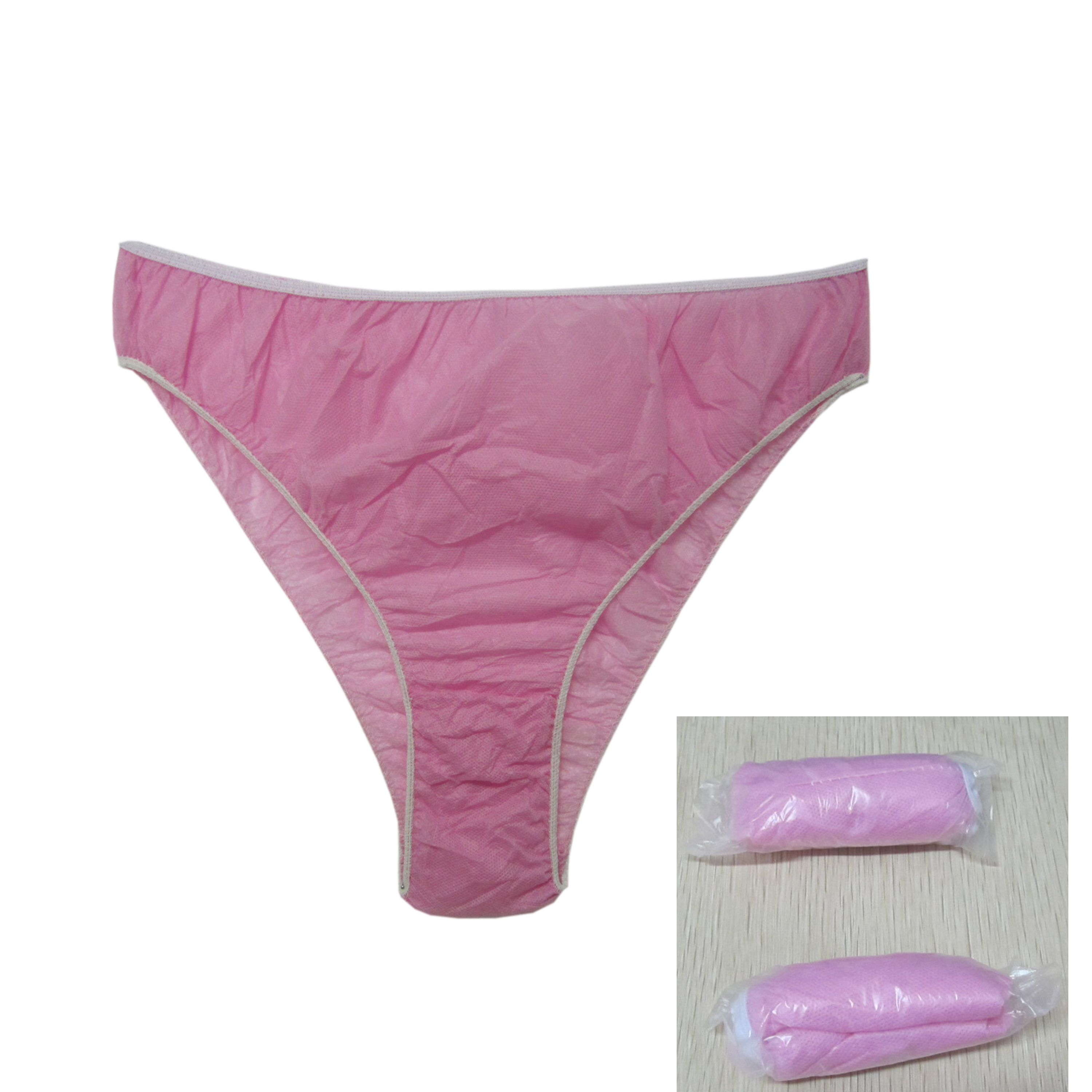 Disposable nonwoven PP non-transparent underwear 