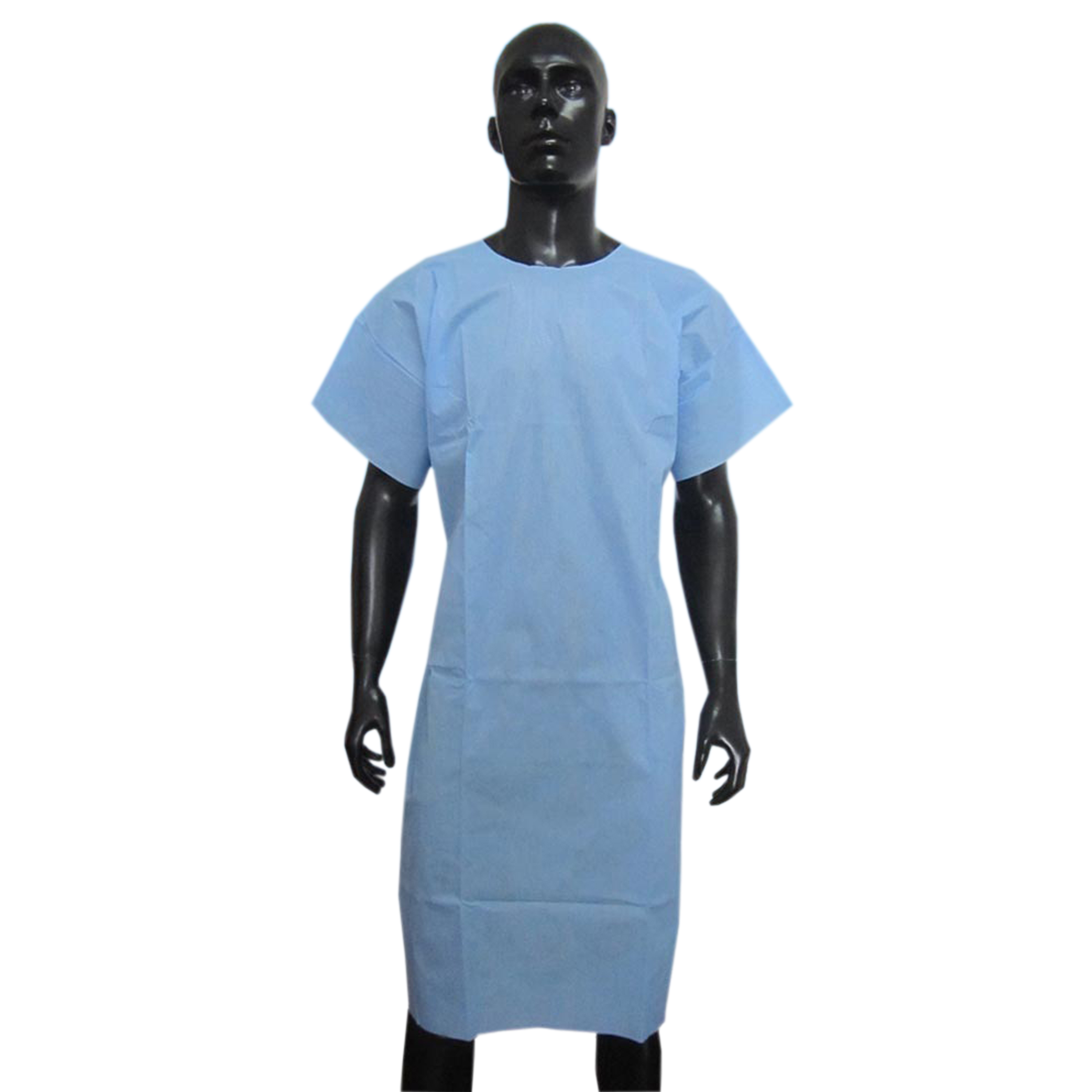 SMS Patient Gown with Long Sleeves. Disposable SMS Patient Gowns 