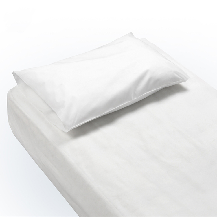 Pillow cover pure color nonwoven pillow case for massage center