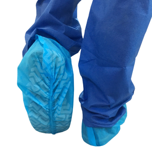Wholesale Blue Anti-slip Non Woven Non-Slip Shoe Covers