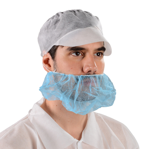 TOPMED Disposable White 10gsm PP Nonwoven Beard Cover 