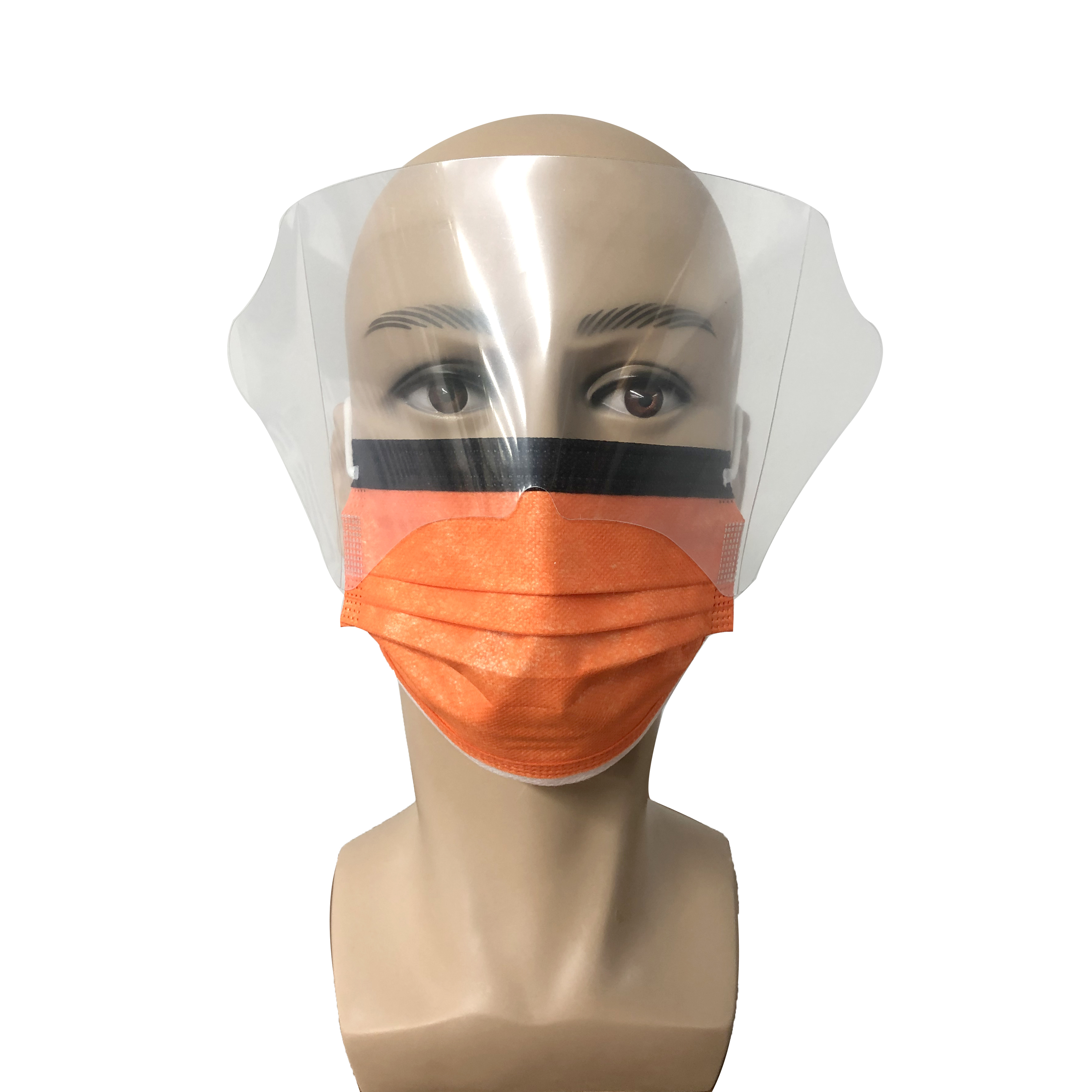 Nonwoven Antifog Face Mask with Black Antiglisten Strap
