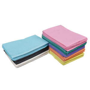 Colorful 3-Ply Patient Surgical Consumable Medical Disposable Dental Bibs