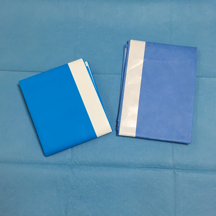 Disposable 2/3 Layers Adhesive Surgical Drape Sheet With Side Tape