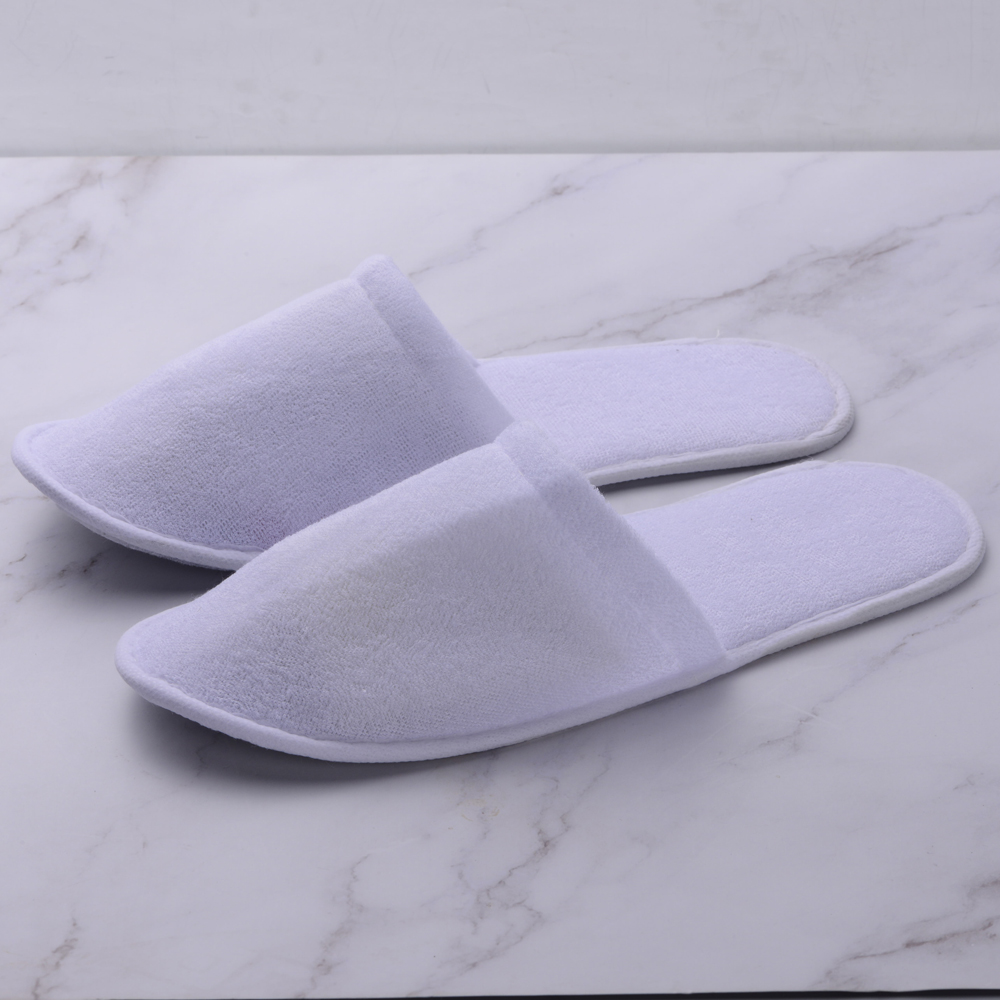 Disposable Hotel Use Towel Slippers with EVA Sole