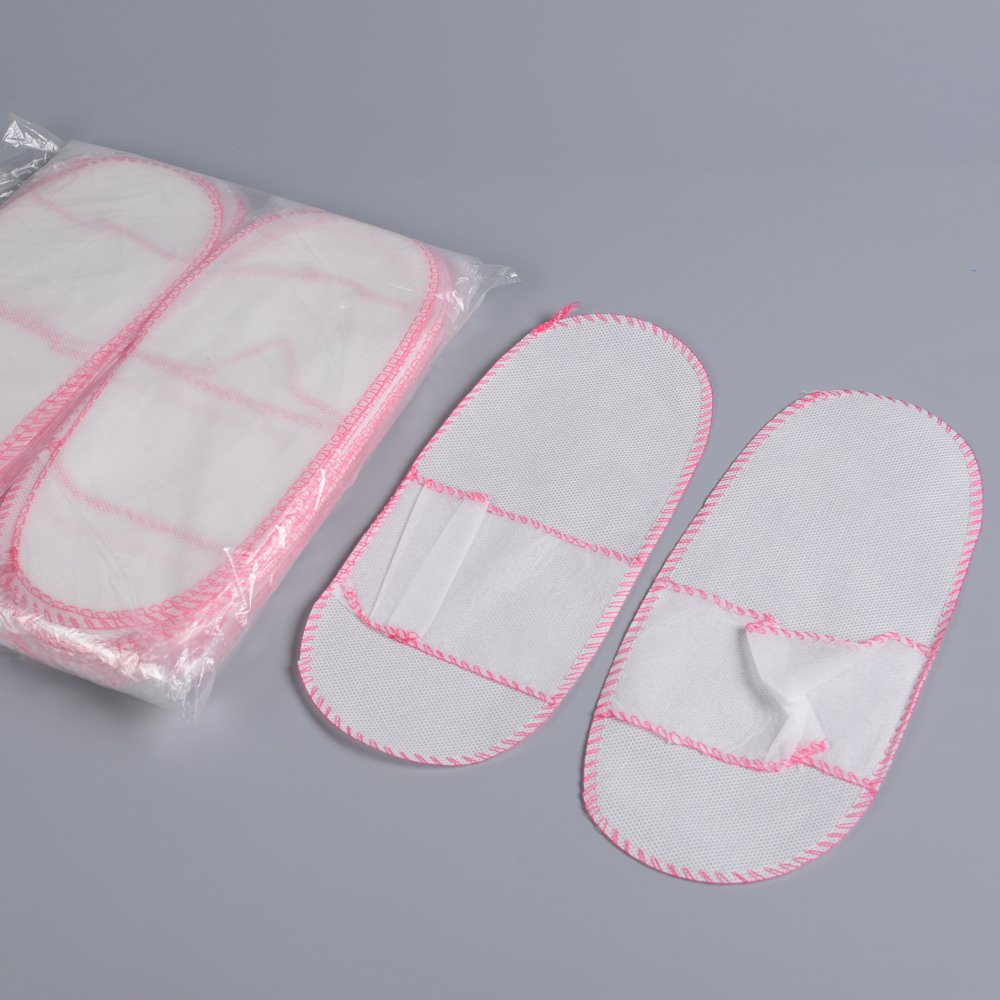 Disposable nonwoven PP slippers with toe open